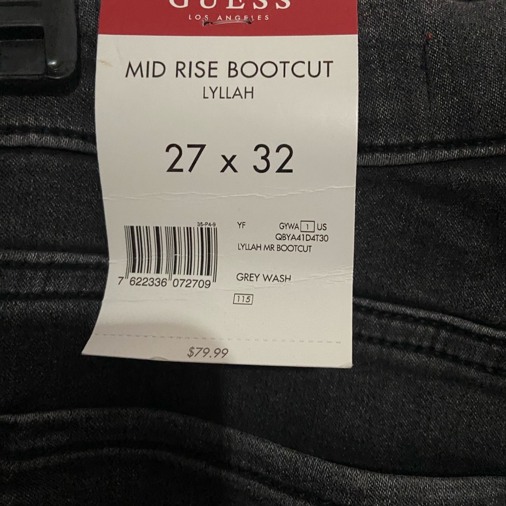 GUESS Women's Mid Rise boot cut Jeans - Picture 3 of 6